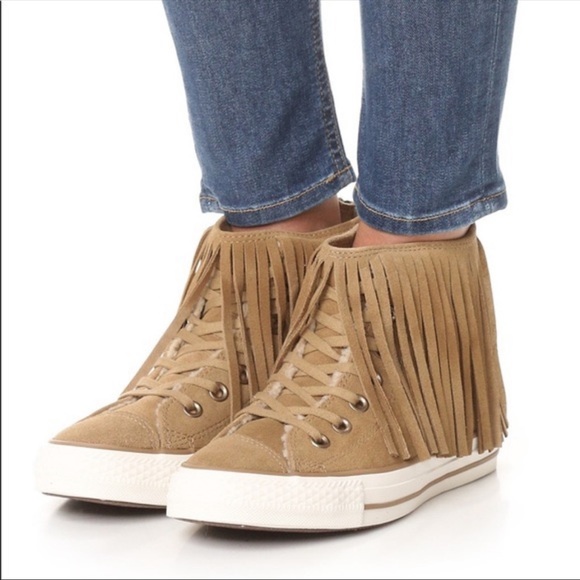 converse fringe high top
